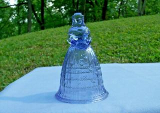 Vintage Lenox Imperial Glass Lavender Glass Southern Belle Figurine 6 "