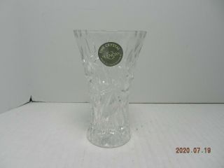 Vintage Lenox Fine Crystal Vase Made In Czech Republic