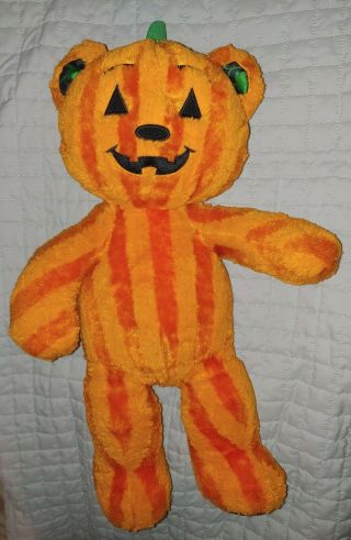 Build A Bear Jack - O - Lantern Halloween Pumpkin Plush Bear - O - Lantern Retired