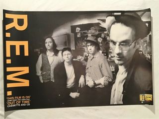 Rem 1991 Promo Poster This Film Is On Out Of Time Matte Michael Stipe