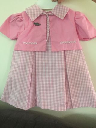 Shirley Temple Playpal Outfit Dress Our Little Girl Pink 34” Doll