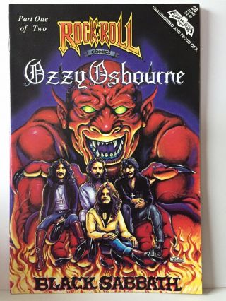 Rock N Roll Comics Ozzy Osbourne/black Sabbath 28 1991 Revolutionary Comic Book