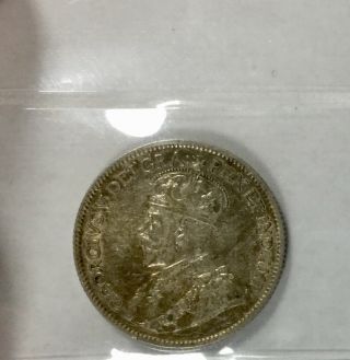 Canada 1927 Key 25 Cent Silver Quarter George V Vf20 Iccs Coin