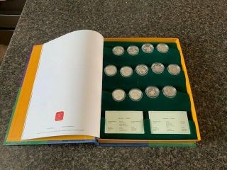 Royal Canadian " Festivals Of Canada " Sterling Silver Coin Set