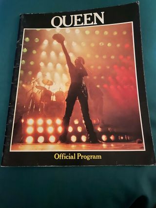 Queen 1980 Live Killers U.  S.  Tour Concert Program Tour Book