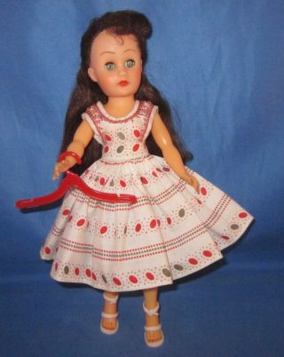 Vintage 10 " Miss Coty Circle " P " (revlon Type) 1950s Fashion Doll With Outfit
