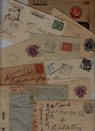 Netherlands Indie 10 Covers/cards Pre - 1949 (10) Mixed