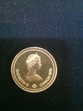 Canadian 14k 1/4 Oz Gold Coin - 1976 Montreal Olympics