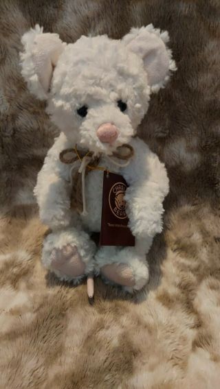 Charlie Bear Peeps,  White Mouse,  11 Inches,  Fully Jointed.
