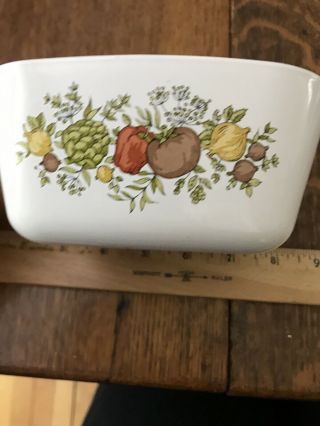 Corning Ware Spice Of Life Vintage Small Casserole Dish 2 - 3/4 Cup P - 43 - B
