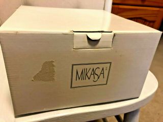 Mikasa Germany Large Tulip Tivoli Crystal Bowl 8  with tag & care instructions 3