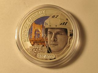 Sidney Crosby 2017 Upper Deck Grandeur 1oz Silver Coin 860/5000