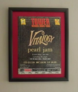 Pearl Jam - Vitalogy Uk Press Advert 1994