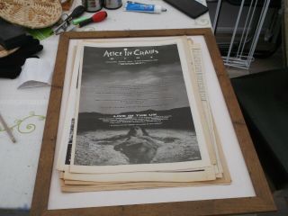 Alice In Chains Dirt Album Release Poster 1993 Framing