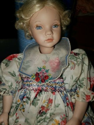 Pauline Bjonness Jacobsen 12 " Limited Edition Blonde Porcelain Doll 349 /950