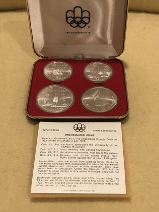 1973 Canadian Olympic Coin Colectors Set