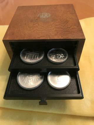 1976 Canadian Olympic Bu 28 Coin Set Over 30oz Of Silver