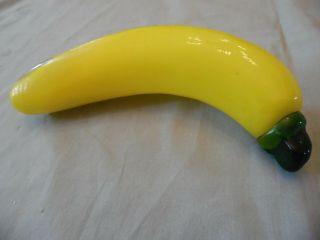 Decorative Glass Banana Fruit / Vegetable Murano Style 7 