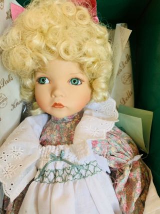 Mary,  Mary,  Quite Contrary Porcelain Doll By Dianna Effner For Edwin M.  Knowles