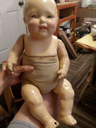22 " Kiddie Pal Dolly Composition Baby Doll 1930 