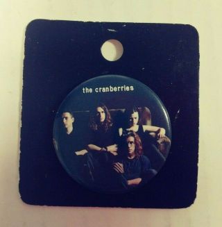Vintage The Cranberries Band Pin - Back Button Concert Badge Pin Memorabilia