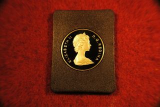 1979 Canadian $100 Gold Proof Year Of The Child Coin,  Elizabeth Ll,  1/2 Oz Gold