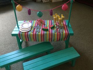 My Life As & Our Generation (american Girl Doll) - Picnic Table & Accessories