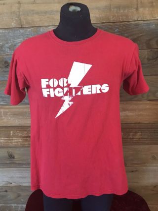 Foo Fighters 2007 Logo Red T - Shirt Men 