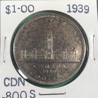 6 - 1939 1951 1955 1958 1963 1967 Canadian Silver Dollars Rainbow Toning VG MS 3