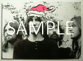 Rare Pink Floyd Postcards Memorabilia Roger Waters David Gilmour Christmas