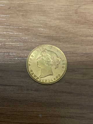 1881 Canada Newfoundland $2 Gold Anacs Au 58 Details
