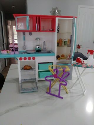 My Life Kitchen Plus Laundry Set,  Doll And All The Accesories