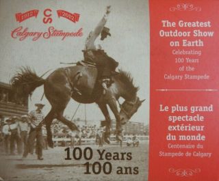 2012 $50 Canada 5oz.  9999 Silver Coin - 100 Years Of The Calgary Stampede Rcm