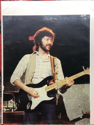 Eric Clapton 8 X 10 Glossy Live Concert Print Rock Photo 70’s 80’s Guitar