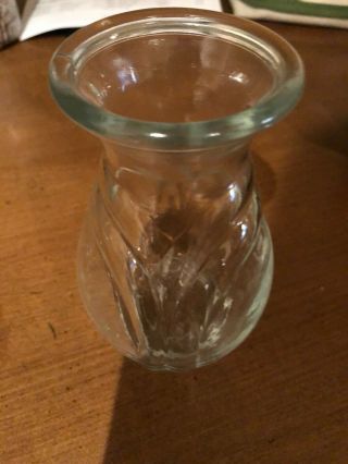 Vintage Flared Glass Vase 5 3/4 " Tall - Hard To Find