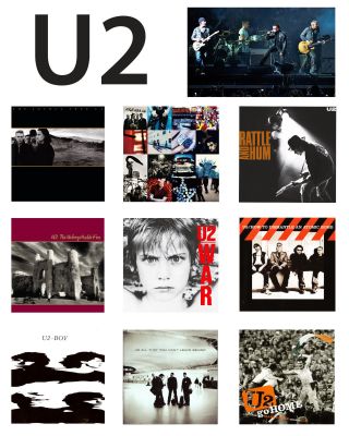 U2 - Album Cover Poster,  8x10 Color Photo