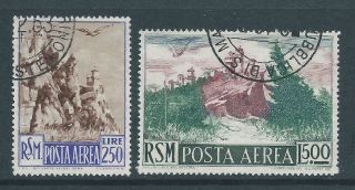 San Marino Italy 1950 Air Mail High Values Fine
