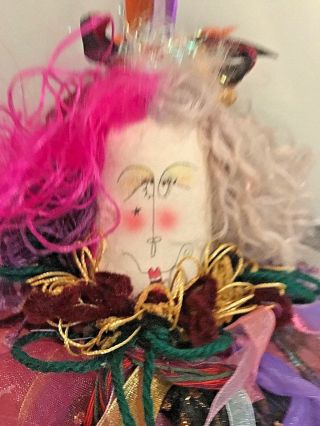 Vintage Doll,  Textiles Galore WOW,  Cloth,  Folk Art,  Whimsical,  Wall Hanging 2