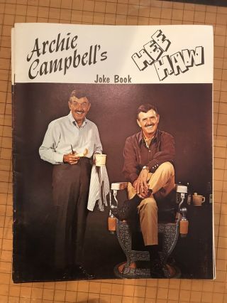 Hee Haw.  Archie Campbells Hee Haw Joke Book.