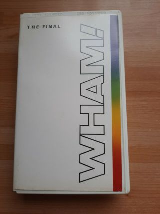 Wham The Final Video Cassette Vhs Released In 1986 Cbs Fox George Michael