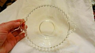 Vintage Imperial Candlewick Sauce Condiment Bowl With Handles
