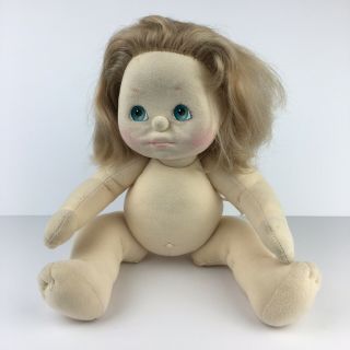 Vintage 1985 My Child Doll Blonde Hair Aqua Eyes Mattel No Stamp Taiwan Tlc