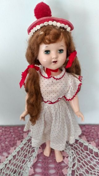 Vintage Horsman Walker Doll Cindy 1950,  S 17 "
