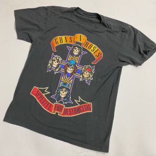 Vintage Rare Guns N Roses Graphic Concert Band Rock Tour Music T - Shirt Tee