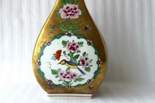 Antique Dresden Carl Thieme porcelain lidded bottle vase chinoiserie,  1880 - 1900 2