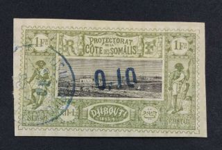 Momen: French Somalis Somalia Sc 25 1902 $63 Lot 8075