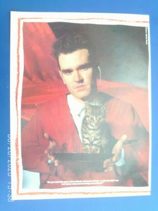 Morrissey The Smiths - 1985 - Poster Advert 1980s