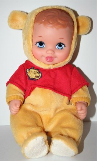 Lauer Toys 1999 Playmates Water Babies Baby Doll Winnie The Pooh Walt Disney