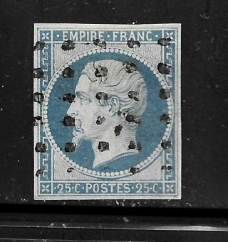 Hick Girl - French Stamp Sc 17 1853 Emperor Napoleon Iii J9