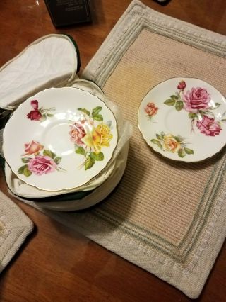 Hammersley Morgan Rose Pristine Quality Bone China From England Service For 8